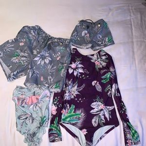 Agua bendita wisteria collection family swim set